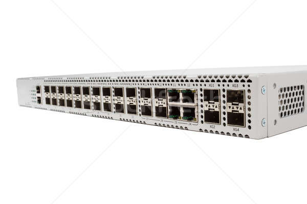 Ethernet mudar fibra ótico módulo Foto stock © artush