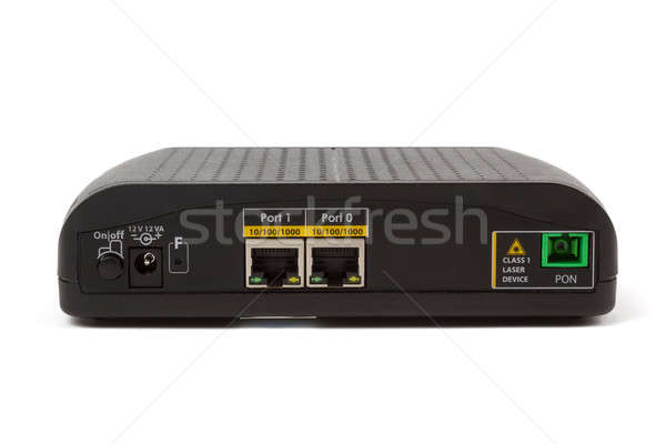 Stock photo: ONT - optical network terminal