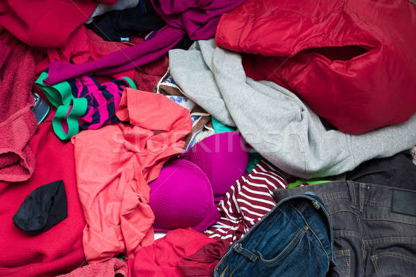 Stock photo: dirty clothes ready for the wash