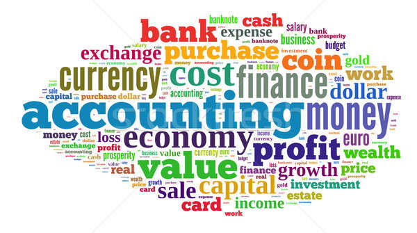 Illustration Finance affaires mots design [[stock_photo]] © artush