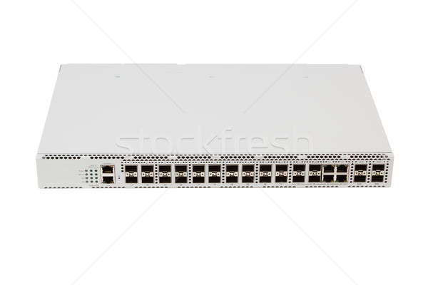 Foto stock: Ethernet · mudar · fibra · ótico · módulo