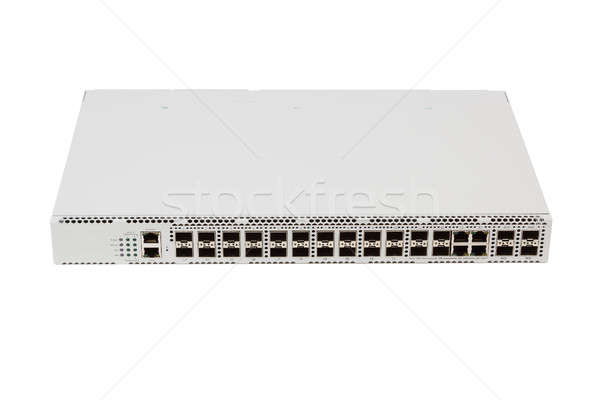 Ethernet switch fibra ottico modulo Foto d'archivio © artush