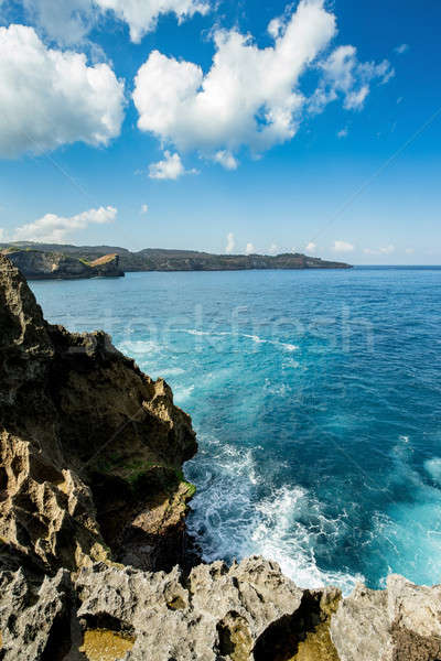 Isola rotto spiaggia bali Indonesia Foto d'archivio © artush