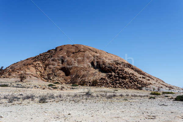 Formazione rocciosa deserto tramonto panorama Namibia africa Foto d'archivio © artush