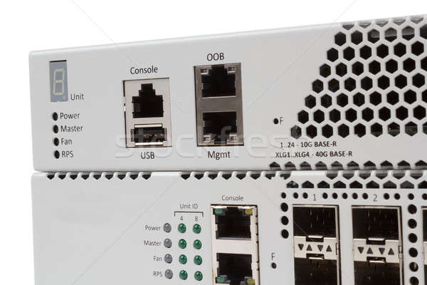 Gigabit Ethernet switch with SFP slot Stock photo © artush