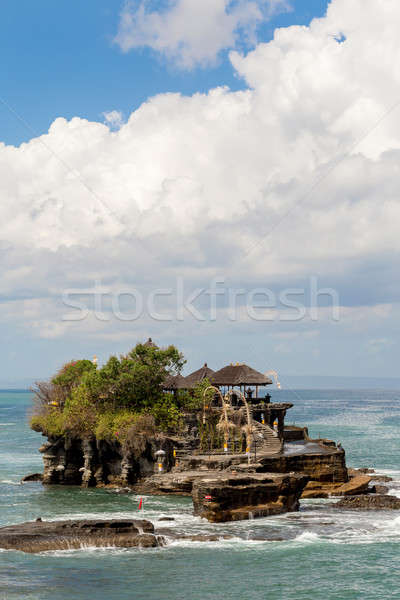 Tanah Lot Temple on Sea in Bali Island Indonesia Stock photo © artush