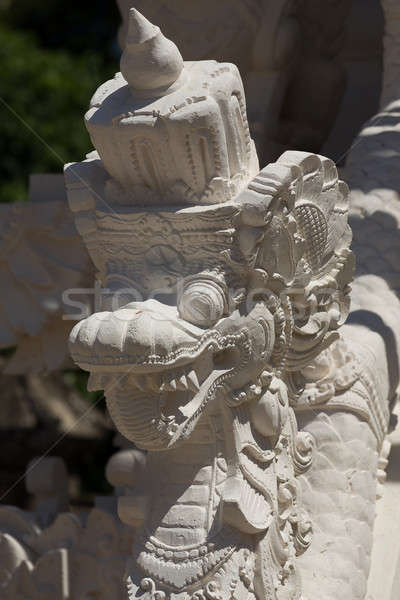 Statue detail Hindu temple at Pura Sahab Stock photo © artush