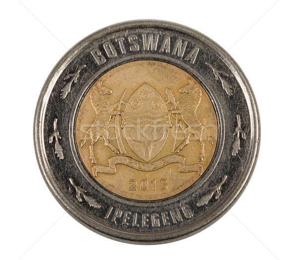 Detail of Botswana Pula coin Stock photo © artush