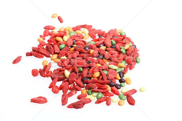 red dried goji berries traditional chinese herbal medicine Stock photo © artush