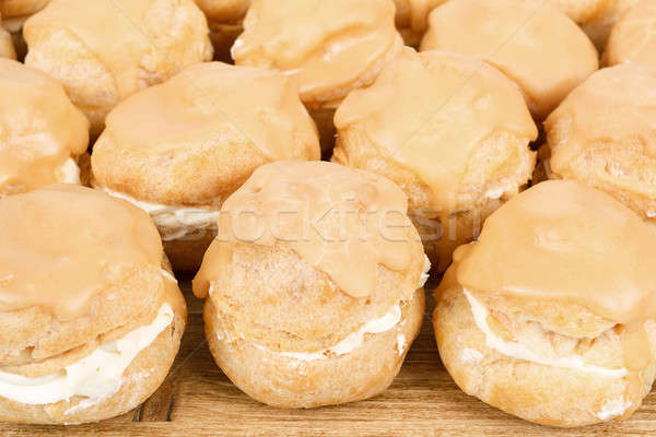 Stock photo: homemade very sweet candy cakes on desk