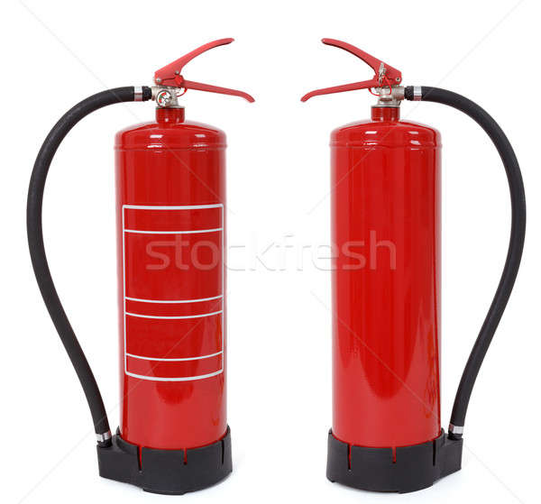 front and back view of fire extinguisher Stock photo © artush