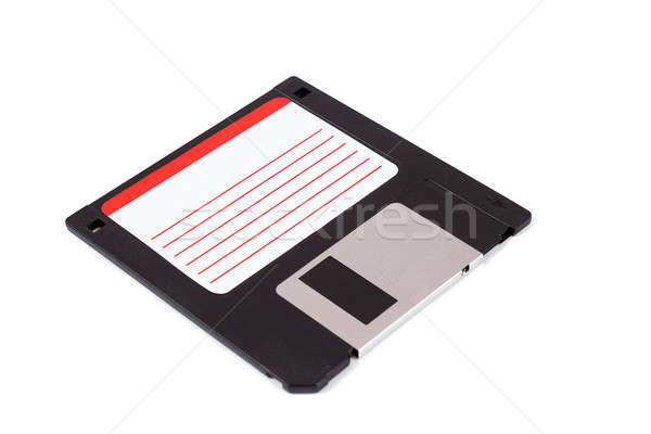 photo of 3.5 old diskette on white Stock photo © artush