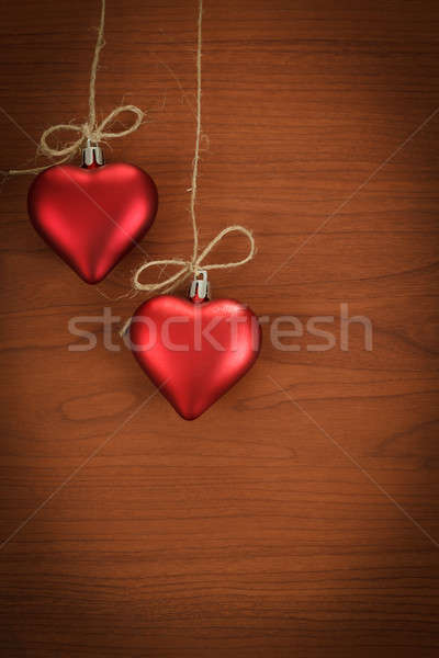 wooden board for valentine message Stock photo © artush