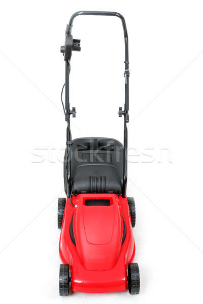 new red lawnmower on white background Stock photo © artush