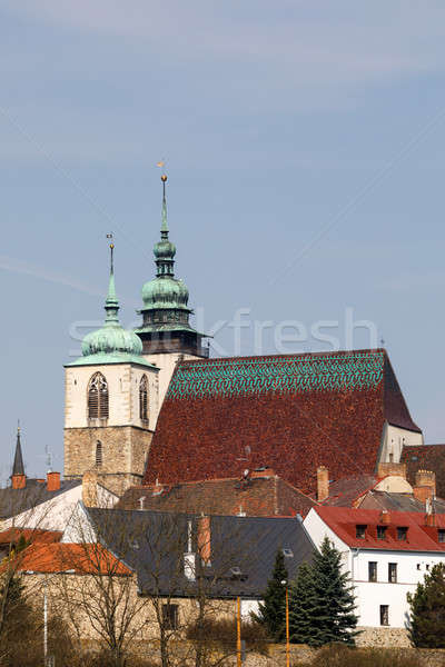 Church of St. James the Greater in Jihlava, Czech Stock photo © artush