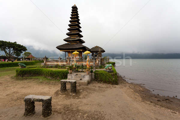 Pura Ulun Danu water temple on a lake Beratan. Bali Stock photo © artush