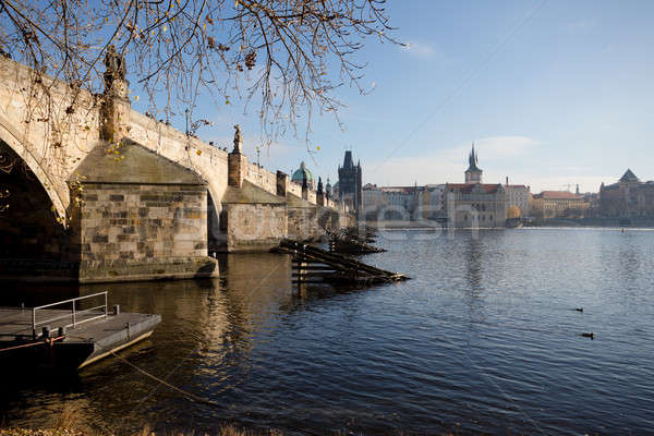Famous Charles Bridge, Prague, Czech Republic Stock photo © artush