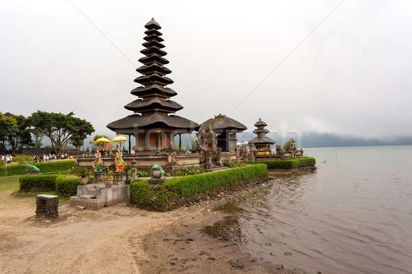 Pura Ulun Danu water temple on a lake Beratan. Bali Stock photo © artush