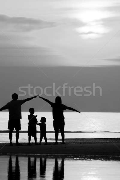silhouette life Stock photo © arztsamui
