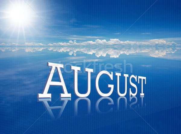 august Stock photo © arztsamui
