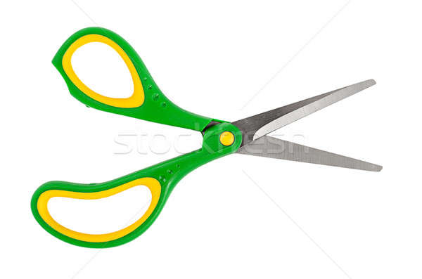 Green scissors Stock photo © ashumskiy