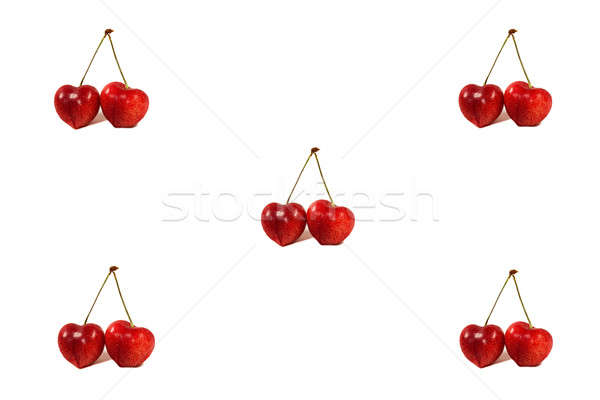 Réel coeur cerises prime Washington [[stock_photo]] © aspenrock