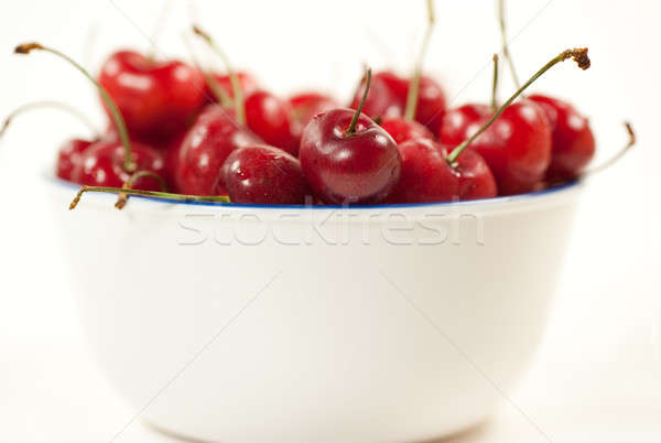 Washington cerises saison vie bol fraise [[stock_photo]] © aspenrock