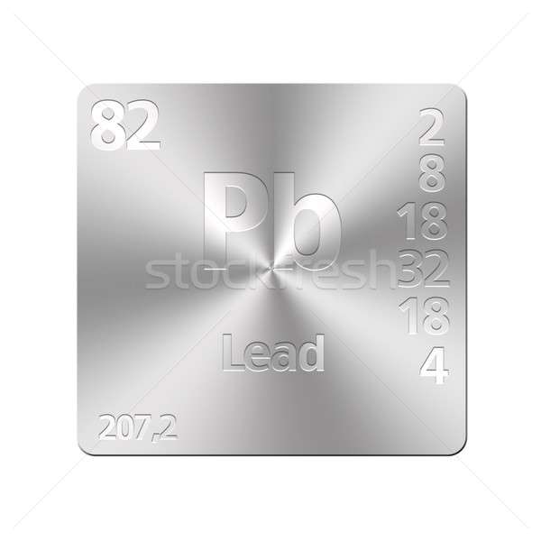 Lead, Pb. Stock photo © asturianu