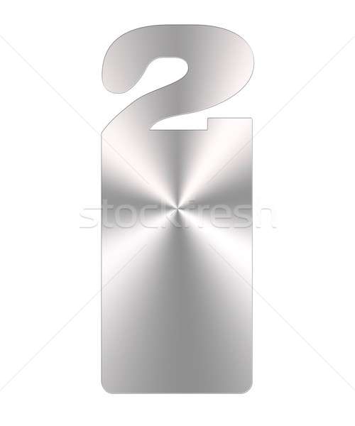 Metal sign hotel. Stock photo © asturianu