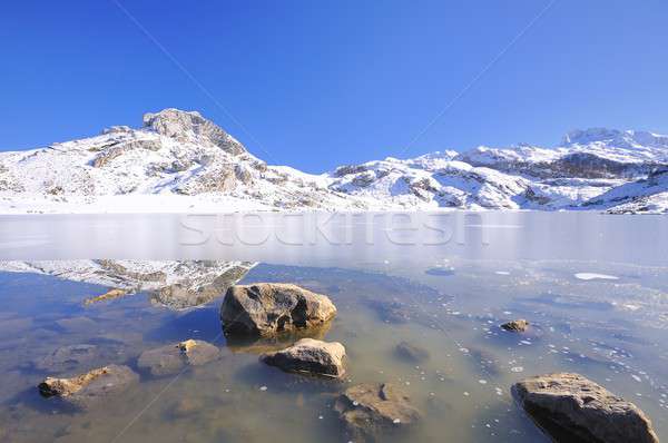  Ercina lake, Asturias,Spain. Stock photo © asturianu