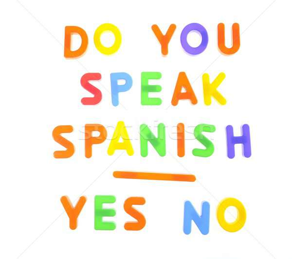 Do you speak spanish. Stock photo © asturianu