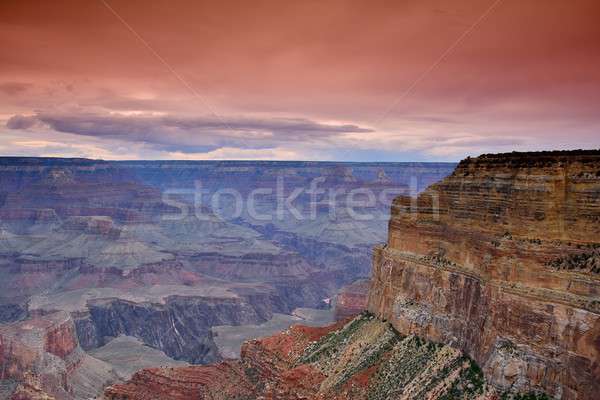 Güney Grand Canyon Arizona gün batımı çöl Stok fotoğraf © asturianu