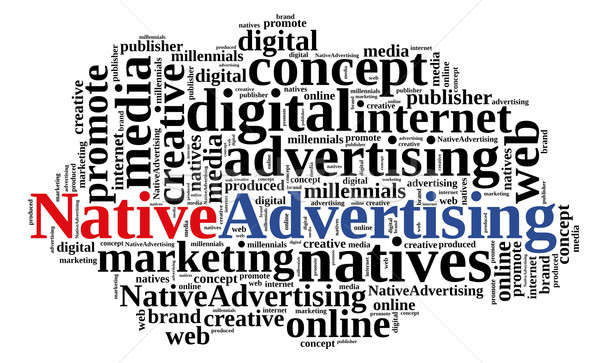 Native advertising. Stock photo © asturianu