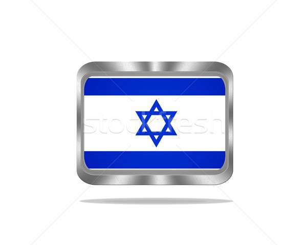 Metal Israel flag. Stock photo © asturianu