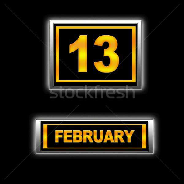 February 13. Stock photo © asturianu