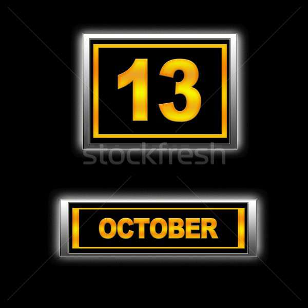 October 13. Stock photo © asturianu