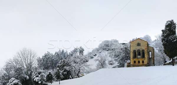 St. Mary of Naranco, Oviedo. Stock photo © asturianu