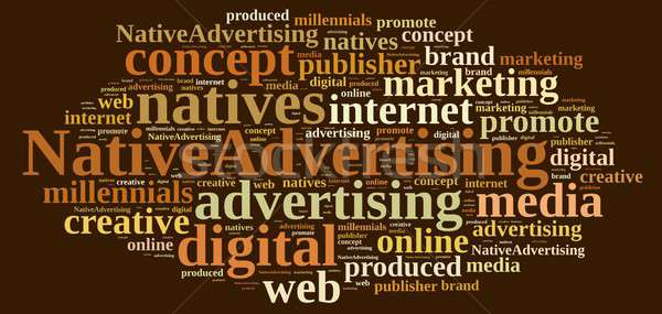 Native advertising. Stock photo © asturianu