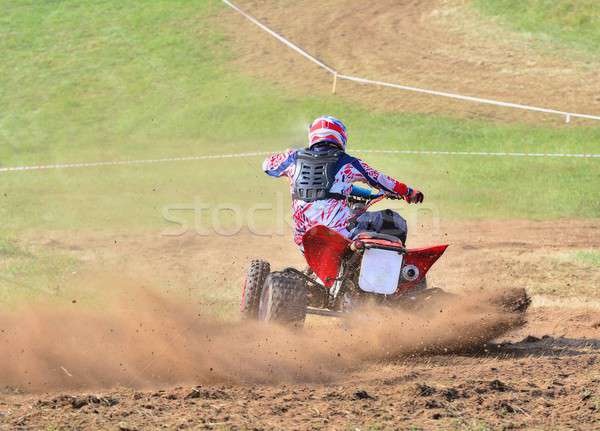 Rider on a quad motorbike. Stock photo © asturianu
