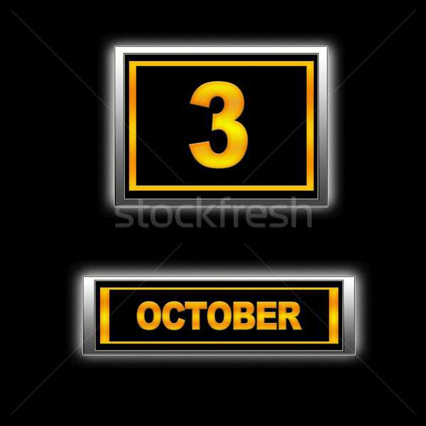 October 3. Stock photo © asturianu