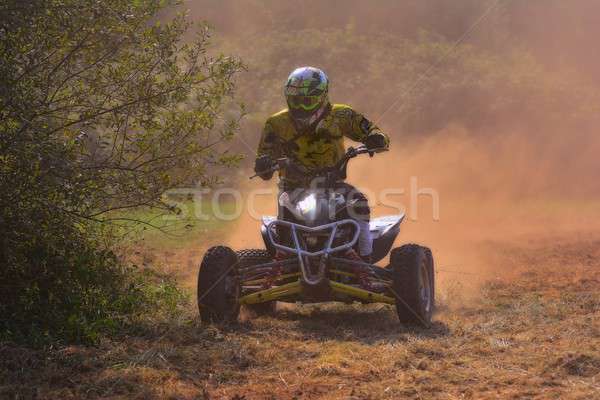 Rider on a quad motorbike. Stock photo © asturianu