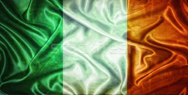 Vintage Ireland flag. Stock photo © asturianu