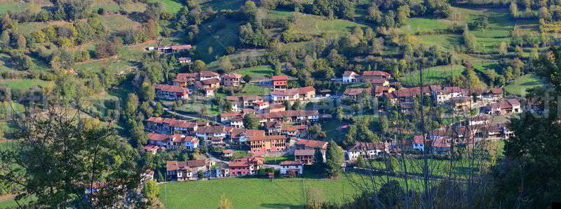 The village of Orle in Asturias. Stock photo © asturianu