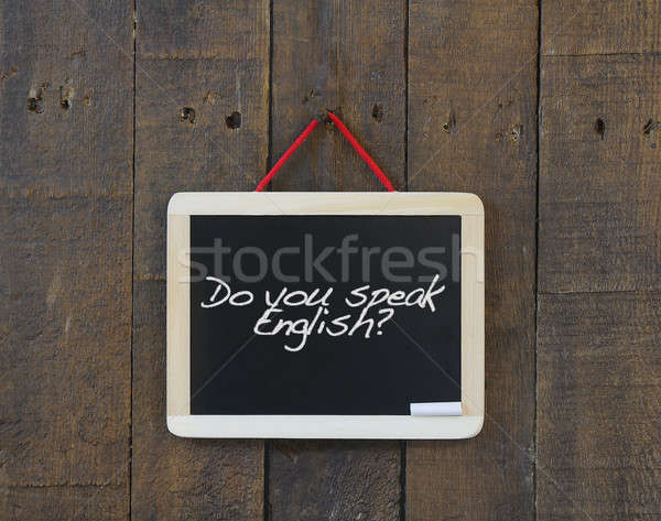 Do you speak english. Stock photo © asturianu