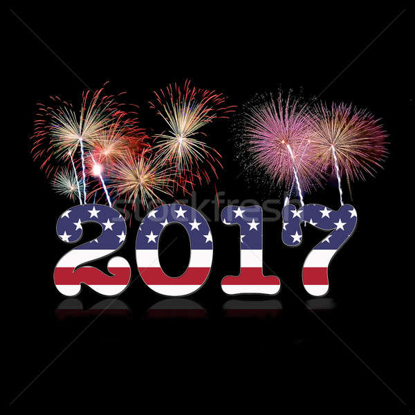 USA New year 2017. Stock photo © asturianu