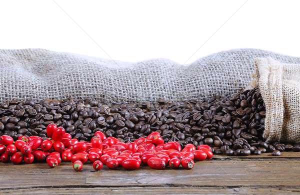 Bag of coffee beans. Stock photo © asturianu