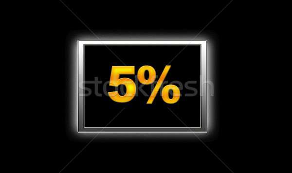 5% Discount. Stock photo © asturianu
