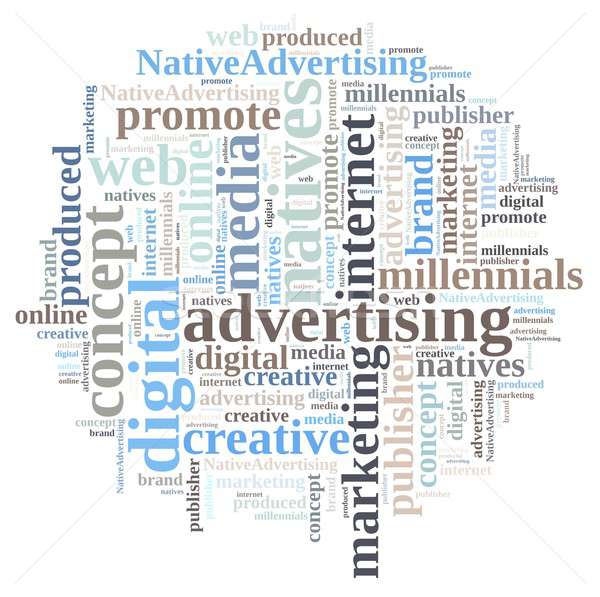 Native advertising. Stock photo © asturianu