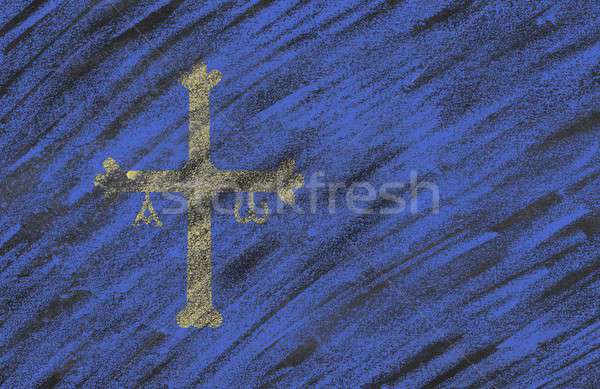Asturias blackboard. Stock photo © asturianu