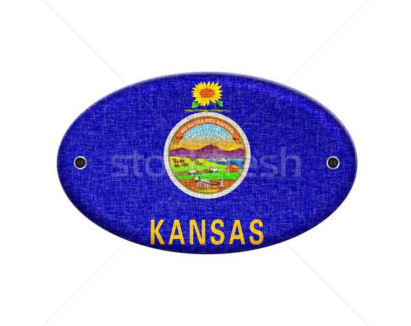 Kansas illustrazione design segno paese Foto d'archivio © asturianu